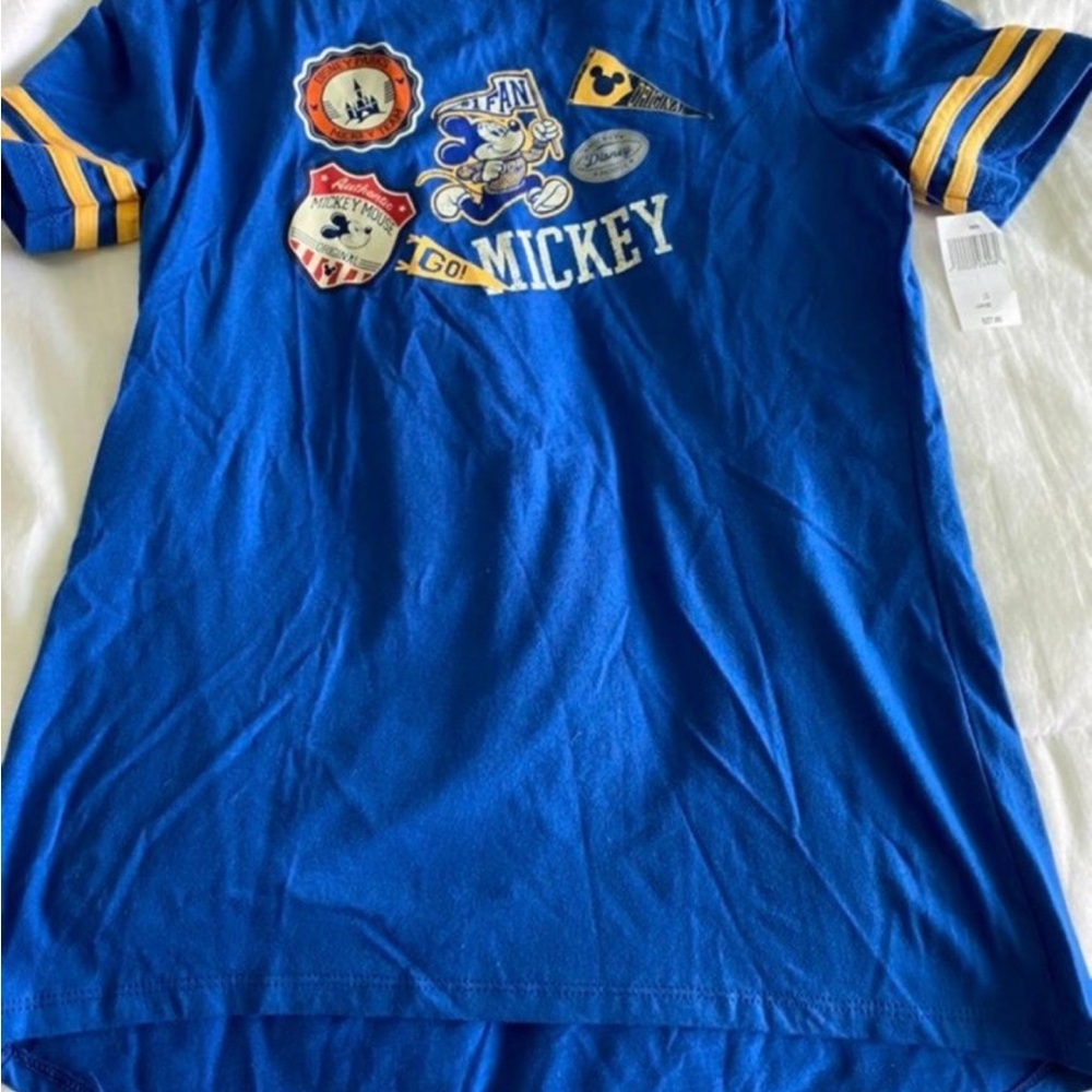 Disney Go Mickey Blue Kids T-Shirt